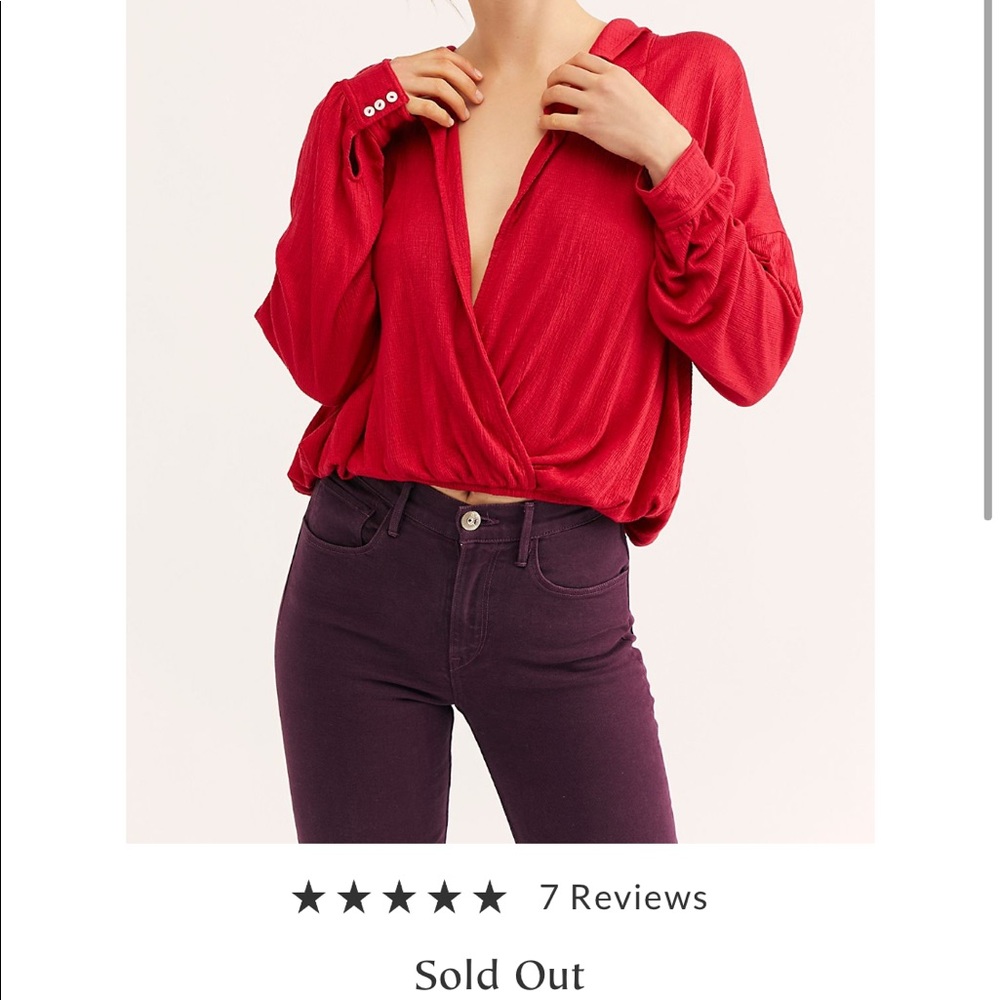 FP crop long sleeve top